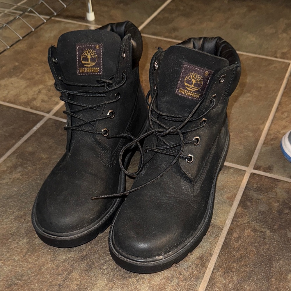 Black Timberland Men's Boots